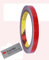 3M 610C Reflektorband Reflektorfolie reflektierendes Klebeband Sicherheitswarnband Wasserdicht Reflexfolie selbstklebend (3M 610C Red, 10mm x 10meter)