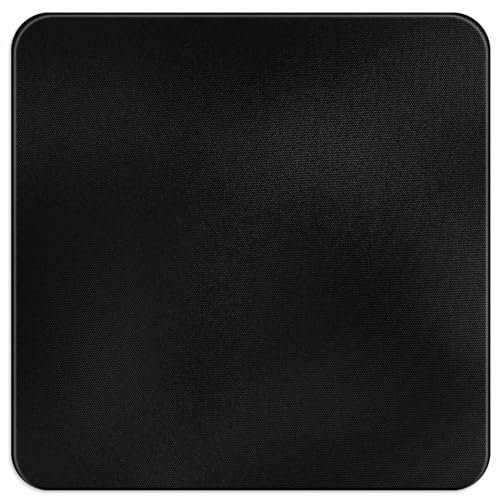DAWNTREES Glass Mouse Pad, Game and Office Mouse Mat, Desktop Decoration, Suitable for Fast and Precise Control of Various Types of Mice (black, 1pack)