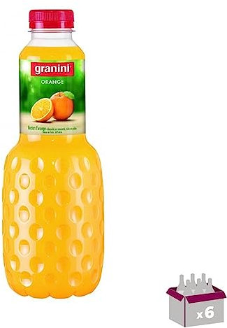 Granini – Orange (sans pulpe) – 6x1L