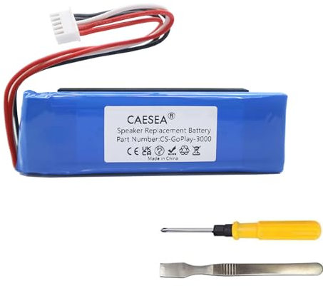 CAESEA 7,4 V 3000 mAh Ersatzakku für Go + Play, Go Play Mini tragbarer Bluetooth-Lautsprecher CP-HK06, GSP102910201 Ersatzakku
