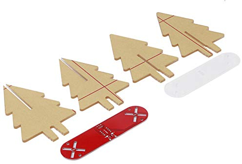 DIY 3D-Weihnachtsbaum-LED-Kit – Farbverlaufseffekte, Einfache Montage, Festliche Dekorationen für Heimpartys