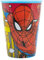 CARTOON Bicchiere per bambini Spiderman Marvel in plastica riutilizzabile 260 ml BPA Free