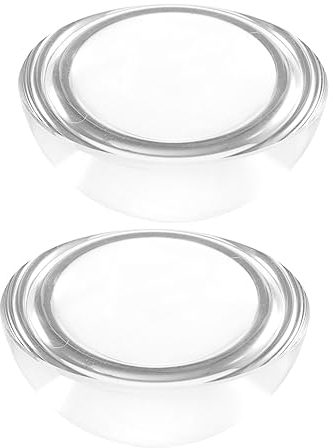 NUOBESTY Gepresste Kristall halbkugel wahrsagerkugel Tischlupe vergrößerungsspiegel Kalligraphie-Papiergewichte Nähgewichte aus Kristall Kuppel Glas Kristallkugel Briefbeschwerer 3d Zubehör