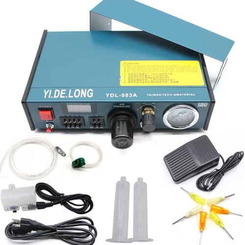 220V YDL-983A Digital Display Automatic Dispenser, Lötpaste Digital Display Epoxy Dispenser, Professional Precision Dispenser, Automatic Solder Paste Dispenser.