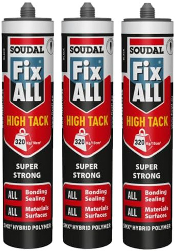 Soudal Fix ALL High Tack 3 PACK (Black)