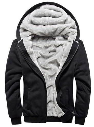 LBL Hoodie Herren Kapuzenpullover Dicker Pullover Kapuzenjacke Langarm Sweatjacke Fleecejacke Winter Warm Sweatshirt Herren Hoodies Mit Reißverschluss