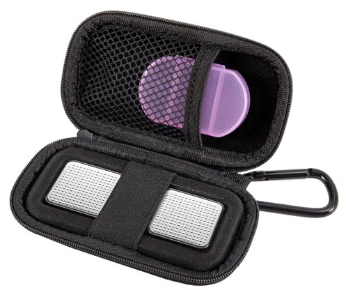Tragetasche für Kardiamobile EKG-Monitor, Hartschalen-Schutzhülle für Kardiamobile 6L 5L, Reisetasche für Herzmonitor EKG, Herzfrequenz-Monitorhalterung (Etui + Pillendose) (Schwarz)
