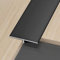 Raouoae Bodenschiene Übergang Metal Strips 3 Stück 90 Cm T-Formleiste Übergangsschiene Einfaches Anbringen Zwischen Holz- Und Fliesenböden(Schwarz,Breite: 60 mm)