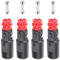 Flaconi 4PCS Enchufe de Encendedor de Coche,Enchufe Mechero 12v,Encendedor de Cigarrillos Enchufes,Conector Mechero Coche,Adecuado para Reemplazar el Enchufe del Encendedor de Cigarrillos del Coche