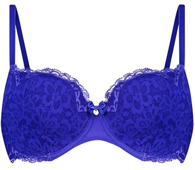 HUNKEMÖLLER Vorgeformter Bügel-BH Marine - Clematis Blue - 75D