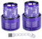 V10 Filtro di ricambio per aspirapolvere Dyson V10 Cyclone Series, V10 Animal, V10 Absolute, V10 Total Clean, SV12, parte n. 969082-01 (2 filtri e 1 spazzola per la pulizia)
