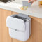 Foldable Hanging Trash Bin With Lid, 10L Kitchen Rubbish Bin Hanging Trash Can, Kitchen Compost Bin For Kitchen/Camping/Car/Bathroom/Office/Bedroom