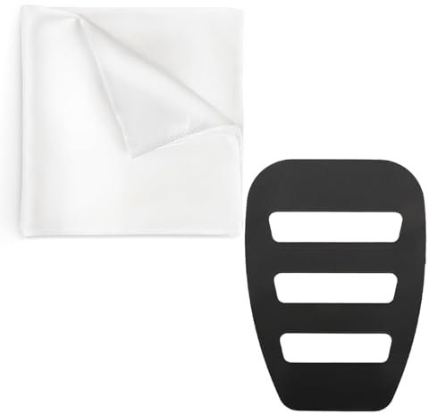 AOOTUERL Pañuelos cuadrados de bolsillo para hombre, incluye 1 soporte cuadrado de bolsillo, 1 paquete de bolsillo cuadrado – Soporte cuadrado de bolsillo surtido para hombre, bufanda cuadrada de seda