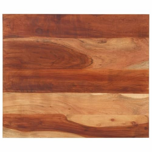 LAPOOH Tischplatte Massivholz Palisander 15-16 mm 60×70 cm, Arbeitsplatte, Waschtischplatte, Bürotischplatte