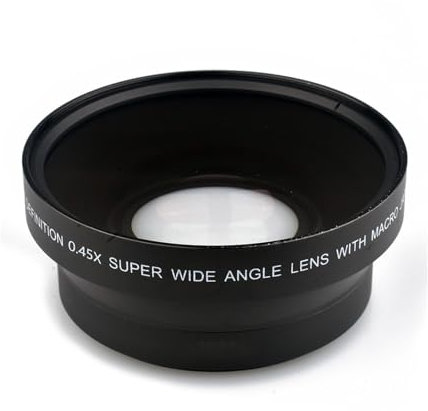 High Wide-angle Macro Lens 67mm 0.43X Optical Glass Wide Fisheye Lens For Macro