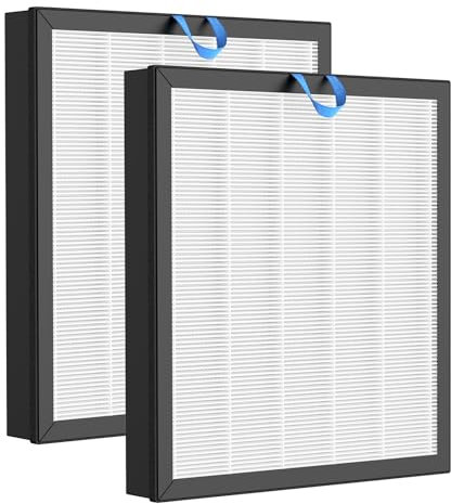 Vital 100S Ersatzfilter für LEVOIT Luftreiniger, 2 Pack H13 HEPA Filter und Aktivkohlefilter Kompatibel mit LEVOIT Vital 100s Luftreiniger Modellnummer ‎LAP-V102S-WEU