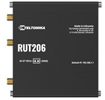 Teltonika RUT206 4G LTE Cat 4, routeur 2G, double SIM, Wi-Fi, interface série RS232 et RS485, PoE actif et passif