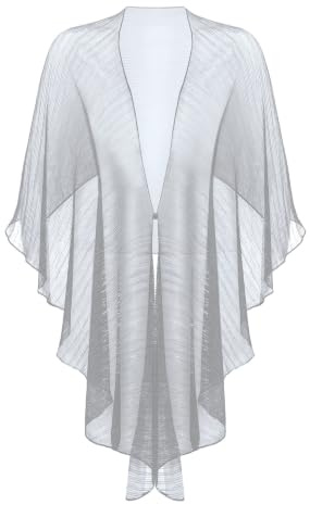 Vera Mont Damen Cape im Glitzer-Look