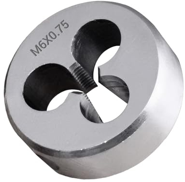 MOUMOUTEN 1 pz M6x0,75mm Filiera per filettatura fine rotonda