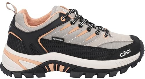 CMP RIGEL 2.0 LOW WMN TREKKING SHOES WP SABBIA-SALMONE
