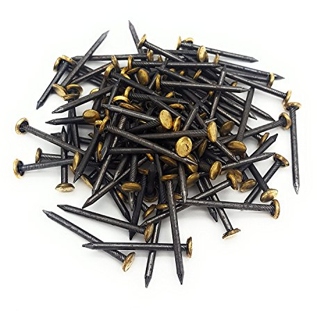 S&S-Shop 30 Bildernägel | Länge wählbar | 20 mm I 25 mm I 30 mm I 40 mm I 50 mm | Bilder Aufhängen ohne Bohren | für Betonwände, Ziegelstein, Putz & Holz (25 mm)