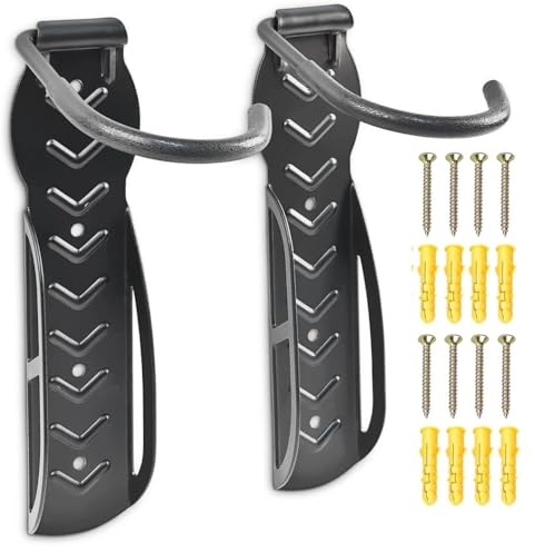Unibos | Bike Rack Wall Mount Bicycle Holders Vertical Cycle Storage Hanging Hooks for Home Indoor Outdoor Use