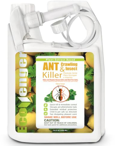 'EcoRaider Ant Killer (32 oz), Instant Kill + 4-Weeks Prevention, Non-Toxic + Child and Pet Friendly (32 OZ)