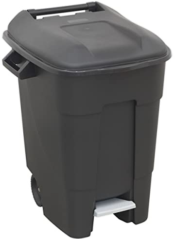 Sealey BM100P Wheelie Bin, Black