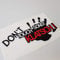 folien-zentrum - Dont Touch Sonst Klatsch 13,5 x 7,5 cm - hochwertiger Aufkleber Auto Tuning - OEM & JDM Auto Sticker - Lustige Aufkleber für Auto - Stickerbomb - Autoaufkleber - Made in Germany