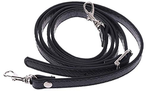 1 Stücke Lederriemen Schulterriemen DIY Damen Leder Schulterriemen Handtaschen Manufaktur Leder für Damen Taschen Geldbörse Trageriemen Verstellbarer Dünner Tragegurt Tasche Schultergurt (Silber)