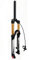 LvTu 26 27.5 29 Pouces Vélo de Montagne Fourche Air Suspension VTT, 120mm Voyage Rebond Ajuster Fourches Avant Vélo pour 1.5-2.45 Pneu (Color : Straight-Remote Lock Out, Size : 26 inch)