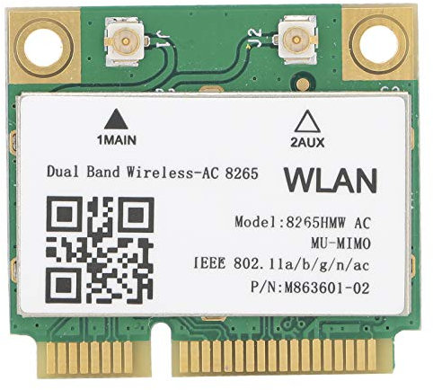 8265HMW Wireless Netzwerkkarte, Dualband 2,4G/5G PCI-E WiFi 802.11ac 867Mbps Bluetooth 4.2 Pci Express Karte für Asus/für Acer/für Dell/für Toshiba/für für Chrome/Linux