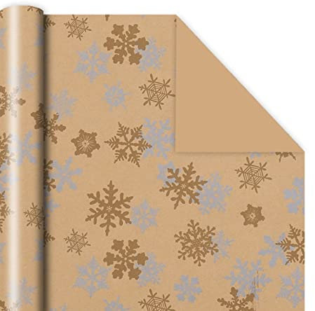 JUJING 50 x 76 cm Weihnachts-Geschenkpapier, Hochzeitsdekoration, Geschenkpapier, Kraftpapier, Pergamentpapier, Origami-Papier