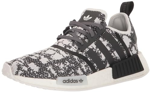 adidas Damen NMD_r1 Sneaker, Grau/Weiß/Carbon, 42 EU | Freizeitschuhe