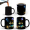 Hosoncovy Tasse en céramique à changement de couleur en forme de chat – Tasse à café thé lait sensible à la