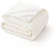 MIULEE Kuscheldecke Flauschig Decke Fleecedecke Wohndecken warm Sherpa Sofaüberwurf Decke Flauschig Überwurf Mikrofaser Tagesdecke Für Bett Sofa Schlafzimmer Büro 130x150 cm Weiß