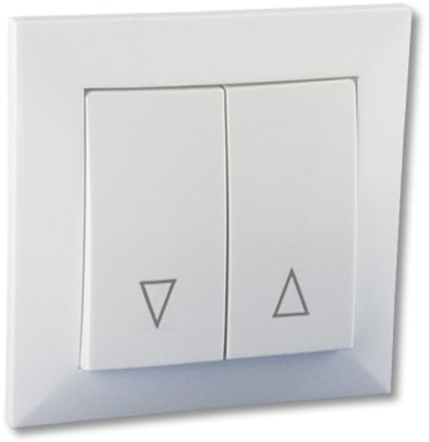 Rolladen Wippschalter Schalter UP Steuerung Rohrmotor Motor Rollladen Antrieb (Taster)