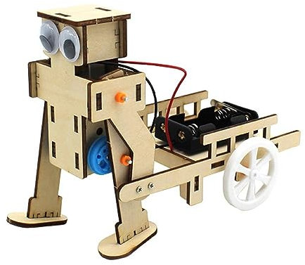 Kits Bricolage Modèle Robot en Bois pour L'expérimentation Production Scientifique - Matériel D'assemblage Puzzle 3D