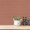 BRICOFLOR Retro Tapete orange rot Terracotta Vliestapete im Ethno Style ideal für Esszimmer und Schlafzimmer