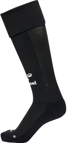 hummel Unisex Hmlessential Football Sock, BLACK/WHITE, 39-42 EU