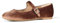 Amazon Essentials Women's Mary Jane Ballet Flats, Brown Velvet, 8 UK