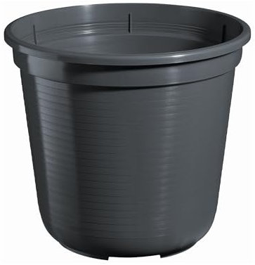 Erhard-Trading Blumentopf Standard Größen (Anthrazit, ? 28 cm)