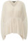 comma Plissee-Tunika mit V-Ausschnitt helles beige 44