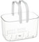 Natudeco Panier de Douche en Plastique Panier de Douche Fourre-Tout Grande capacité Panier de Rangement de Douche Organisateur de Toilette Transparent pour Toilettes ou Salle de