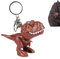Porte-clés Dinosaure, Porte Clef Enfant,Porte-clés dinosaure mignon, Dinosaure Partie Faveurs Enfants Dino Parti Faveur Fournitures (brun)