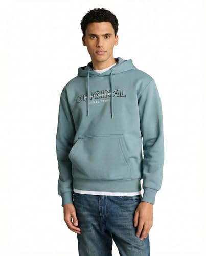 Tom Tailor Denim Herren Hoodie Sweatshirt mit Print
