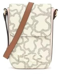 TOUS Funda de móvil colgante beige Kaos Icon