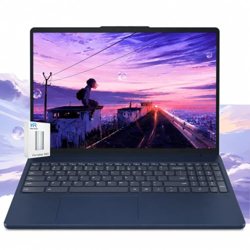 Lenovo ideapad Flex 3 Chromebook Touchscreen Laptop Flip - Intel Processor Beat i3-10100Y -15.6” FHD Touch - 8GB RAM - 256GB SSD - 2in1 Chromebook Tablet - School Laptop Students (8GB RAM| 256GB SSD)