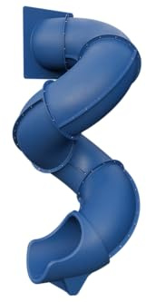 9-Foot Turbo Twister Slide for Playsets – Twisting Adventure, Smooth & Safe Ride | TUSK Strong℠ (Blue)
