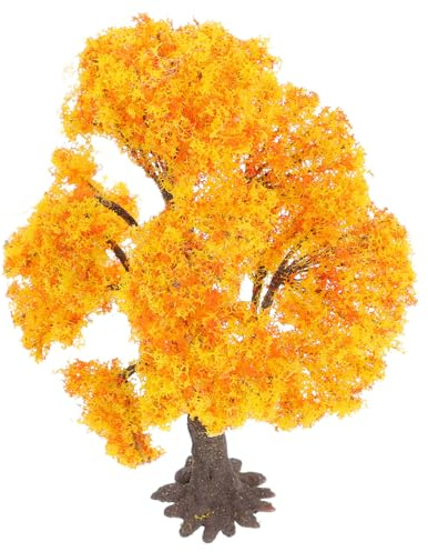 Modell Miniaturbaum aus Draht und Modellgebäude Halloween Feier
